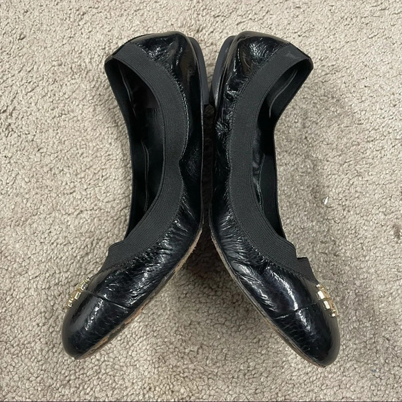 TORY BURCH Jolie Ballet Flat in Black size 8 M - Picture 8 of 14
